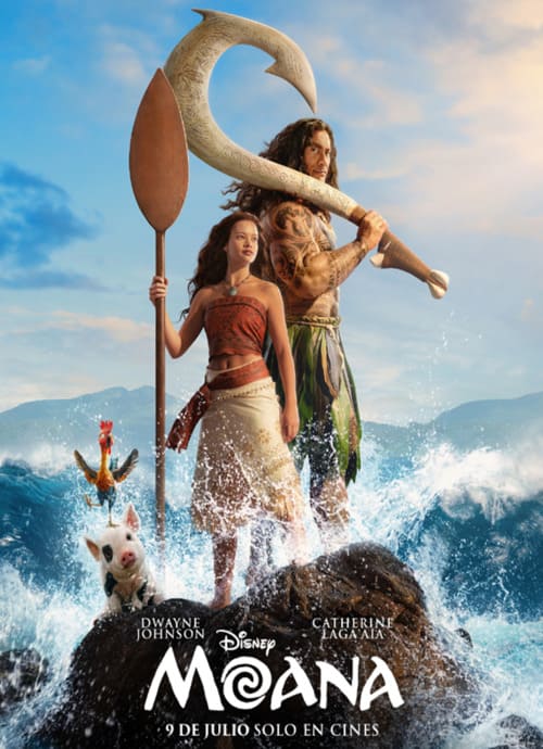 Póster de MOANA LIVE ACTION