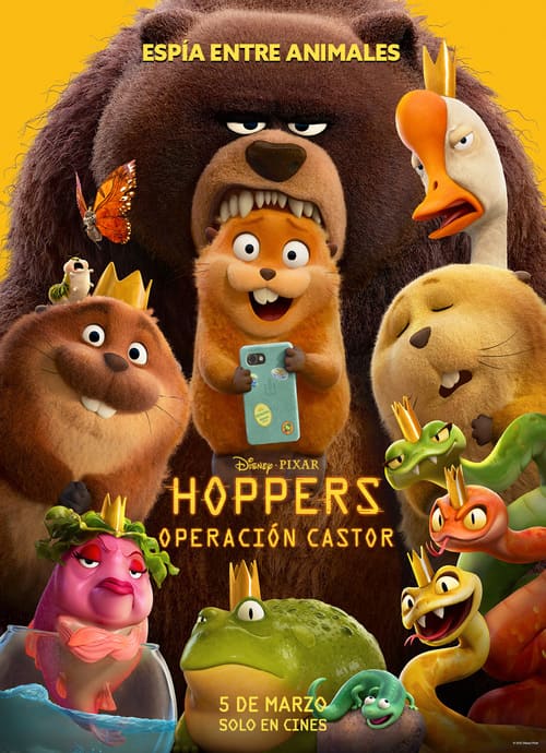 Póster de HOPPERS: OPERACIÓN CASTOR